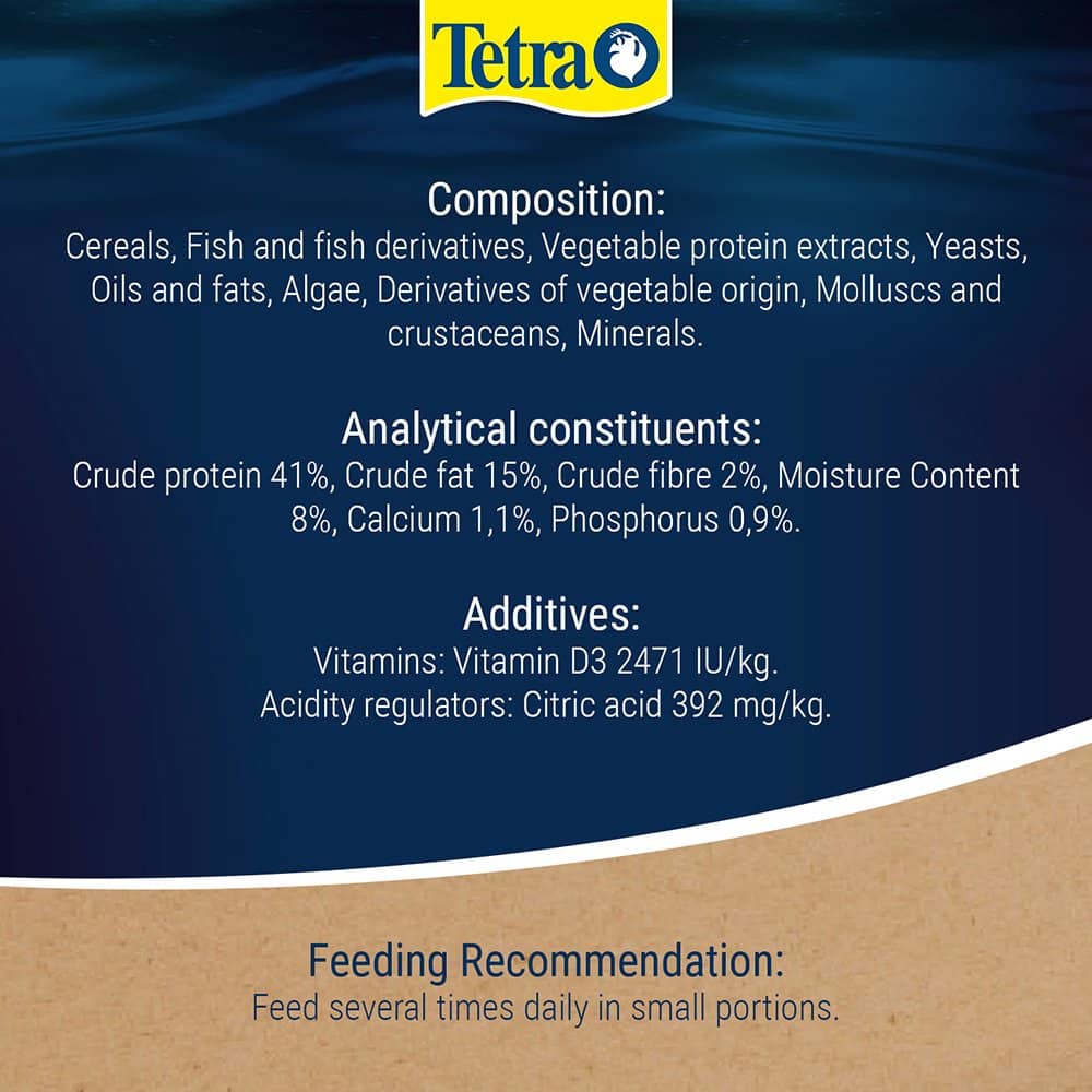 Tetra Tetra Guppy Colour Mini Flakes Tropical Fish Food
