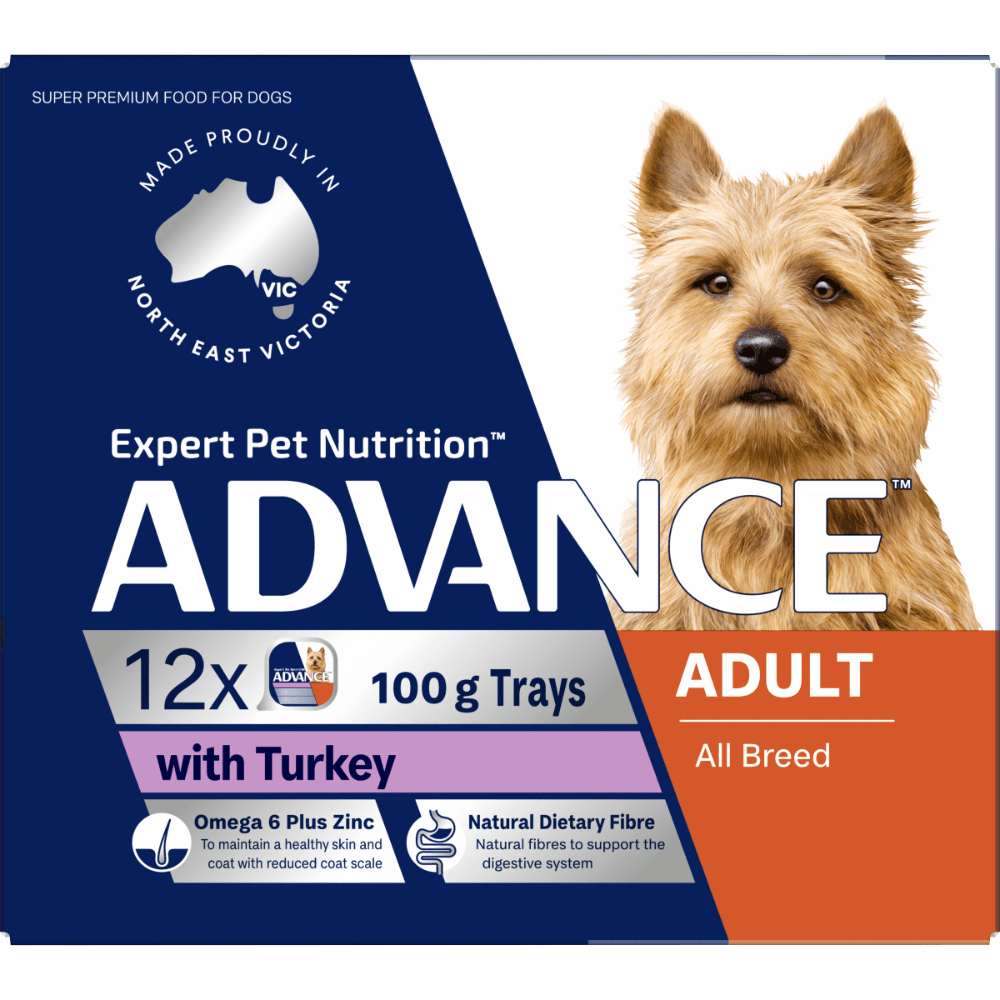 Adult Turkey Wet Dog Food Trays