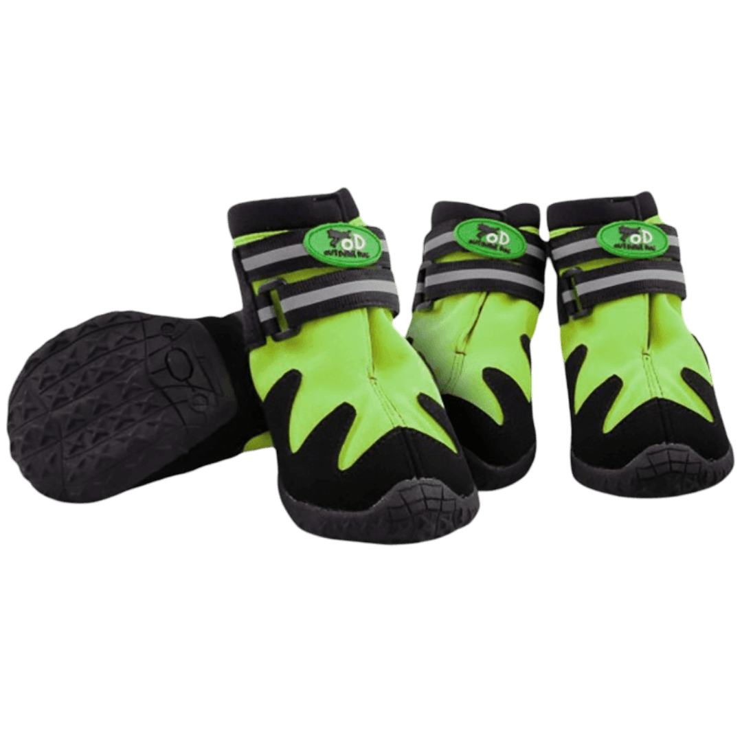 Outdoor Dog All Road Boots Green