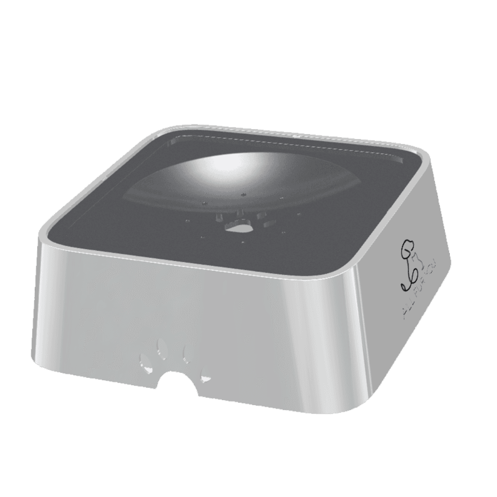 all-fur-you-anti-splash-spill-proof-2l-pet-bowl-in-grey