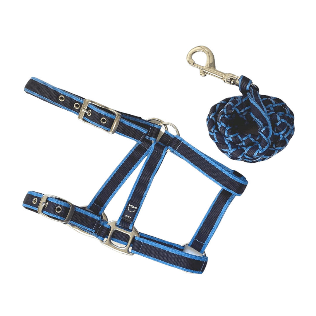 Anipal Anipal Comfort Horse Halter And Lead Pacific Ocean