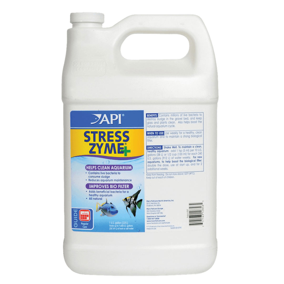 Stress Zyme Freshwater And Saltwater Aquarium Water Cleaner