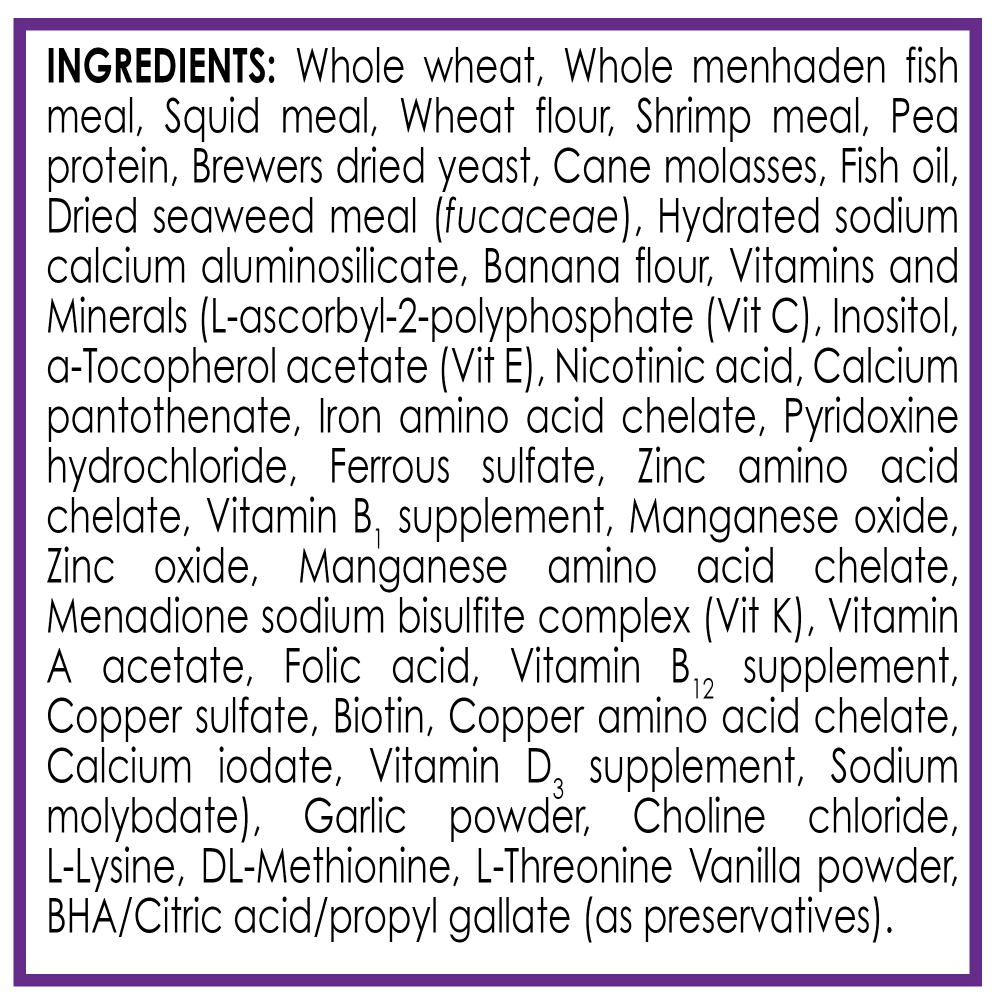 Tropical Mini Pellets ingredients