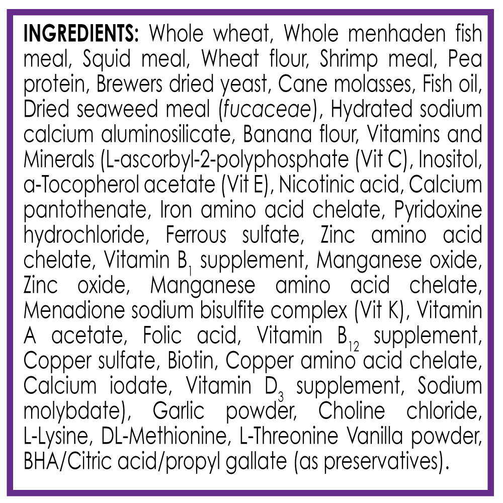 Tropical Mini Pellets ingredients