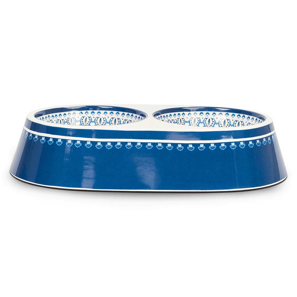 barkley-and-bella-melamine-double-medina-indigo-dog-bowl