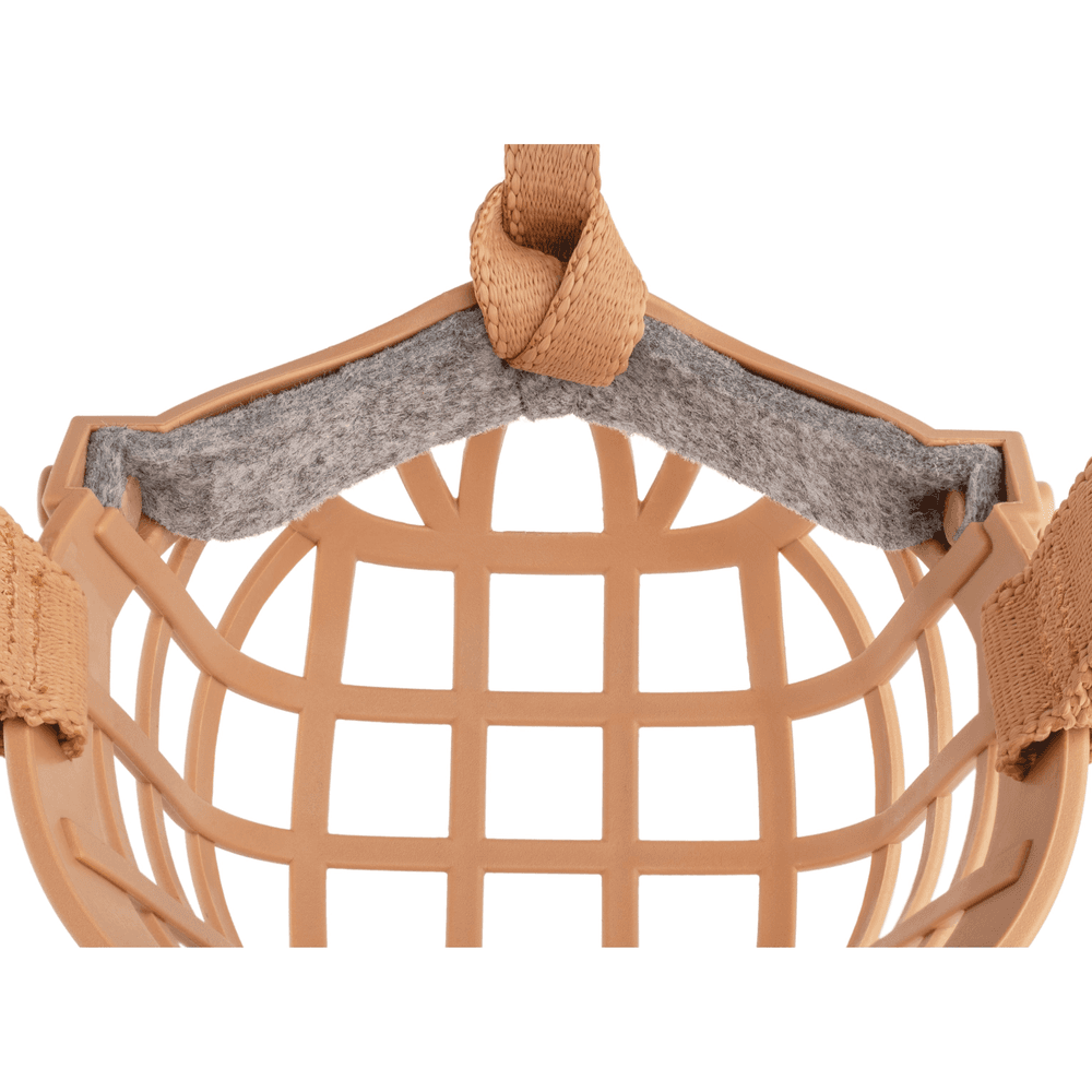 Baskerville Wide Fit Muzzle Dog Beige