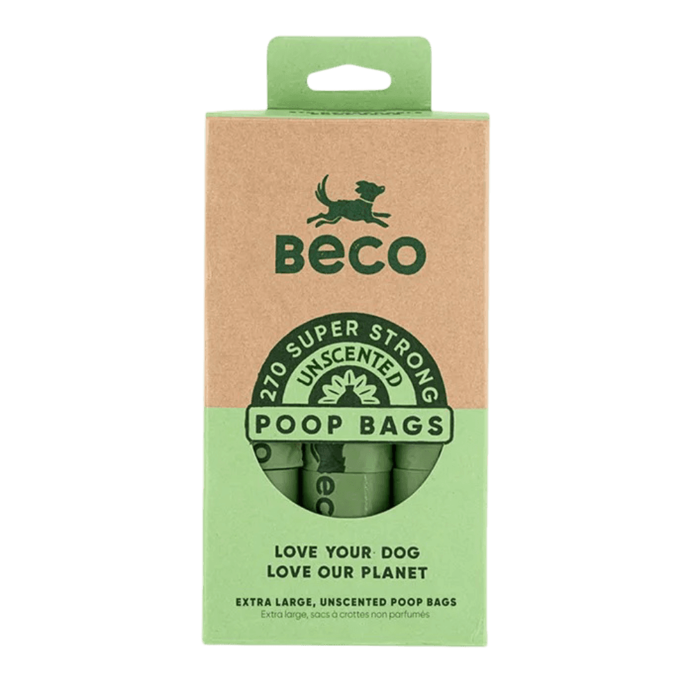 Super Strong Unscented Poop Bag Rolls 100% Recycled Plastic