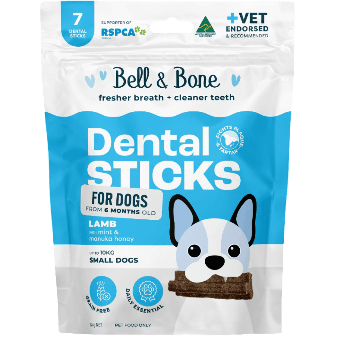 bell-and-bone-lamb-mint-manuka-honey-dental-dog-treats-small