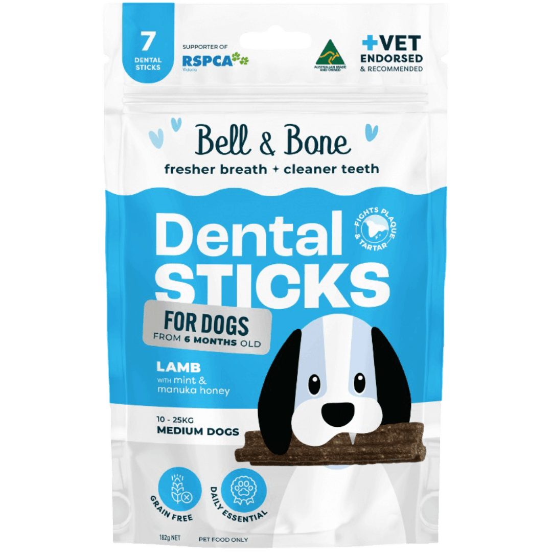 bell-and-bone-lamb-mint-manuka-honey-dental-dog-treats-medium