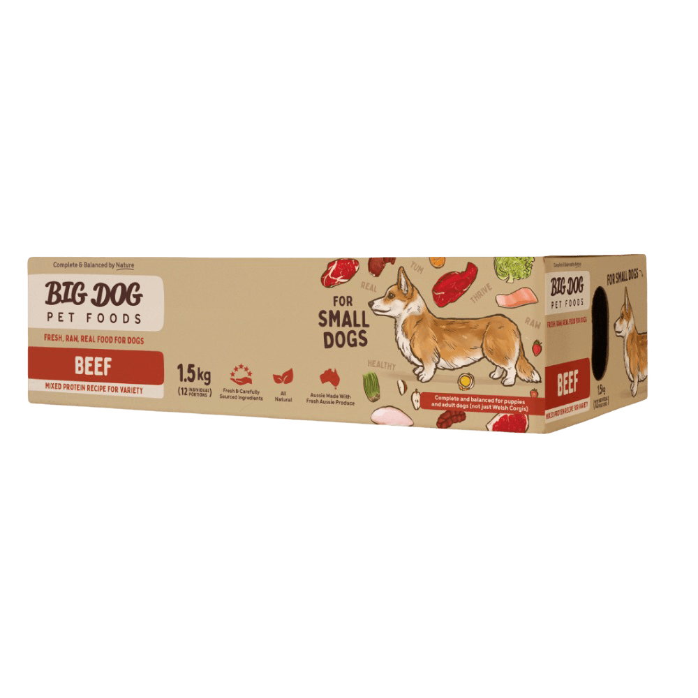 Small Dog Beef Frozen Raw Dog Food