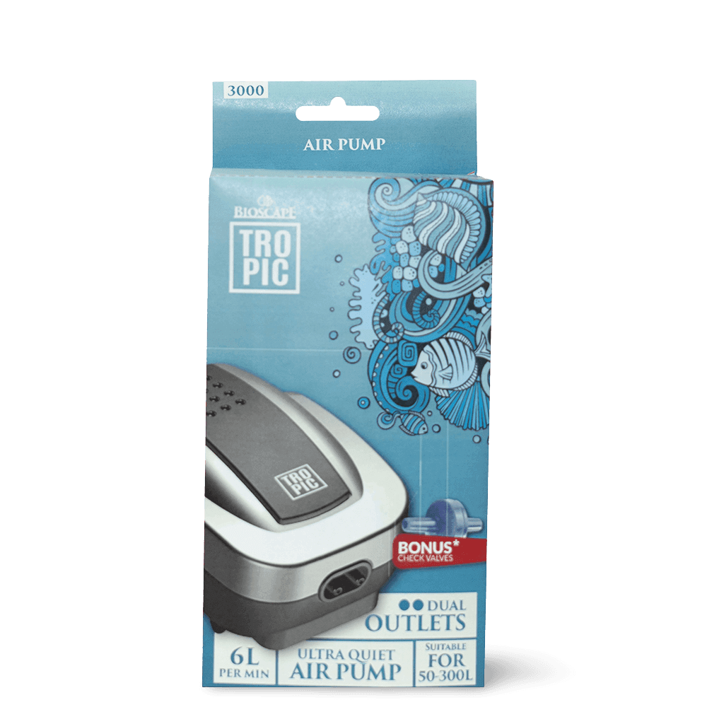bioscape-tropic-air-pump-3000-with-two-check-valves