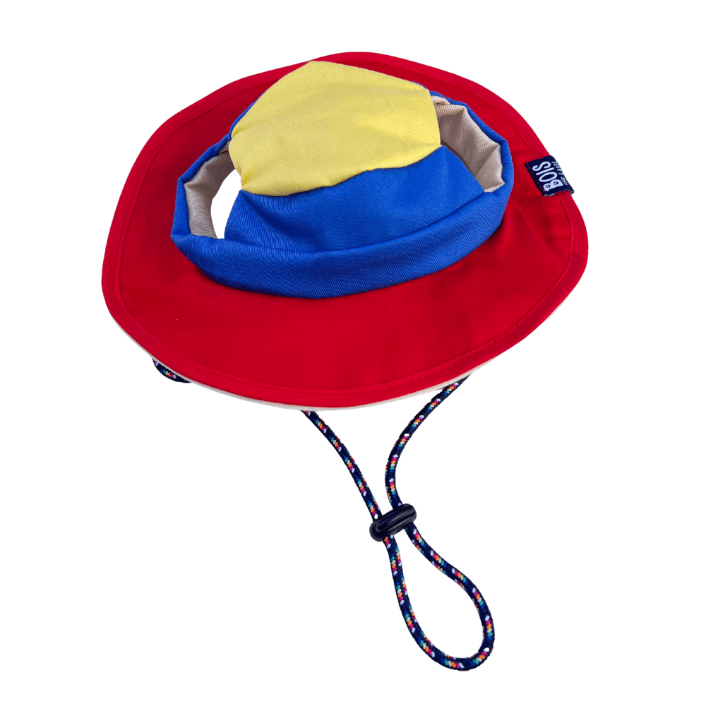 Bois The Label 90s Colorblock Reversible Dog Bucket Hat