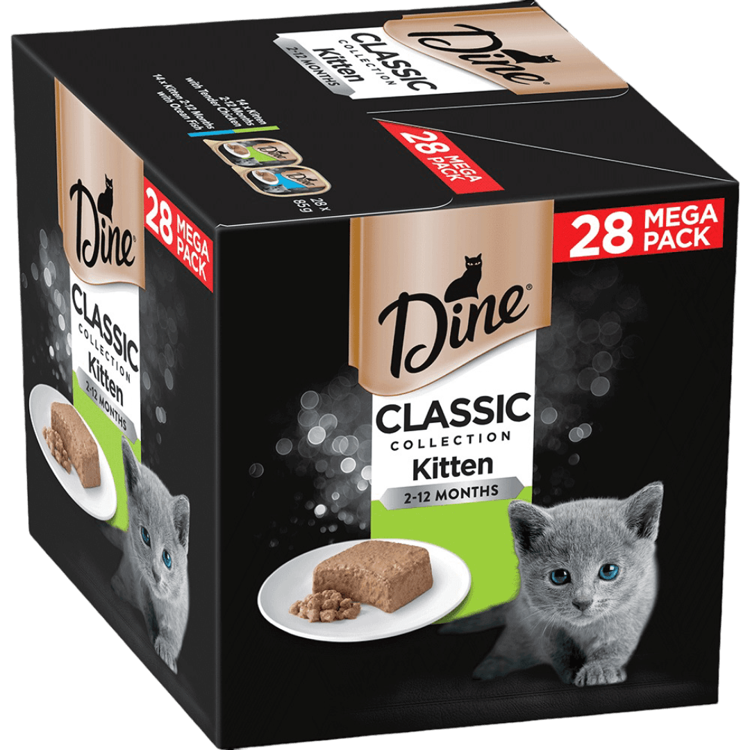 Multipack Tender Chicken and Ocean Fish Kitten Wet Food Trays