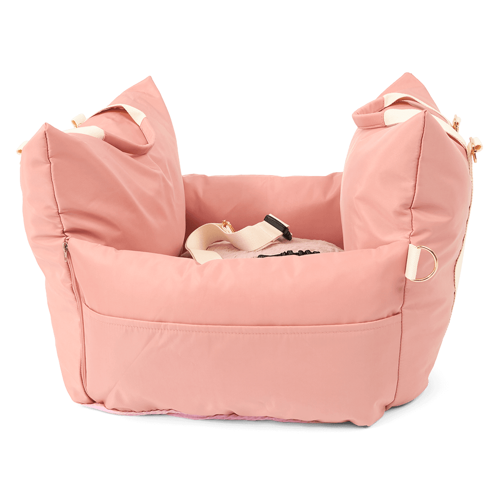 paws-for-life-dog-waterproof-travel-dog-car-seat-bed-pink