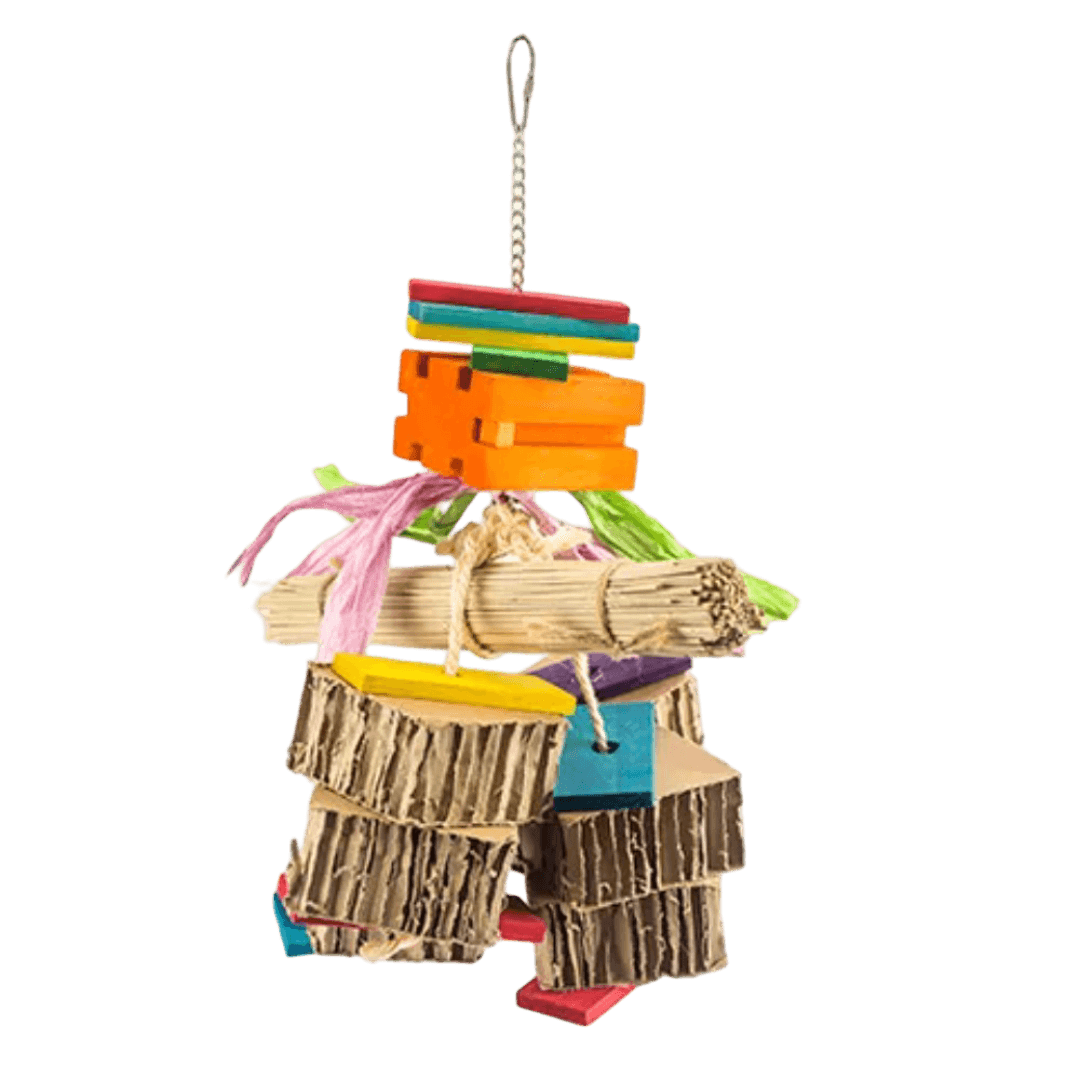 bainbridge-destructive-shredz-cardboard-hangs-bird-toy