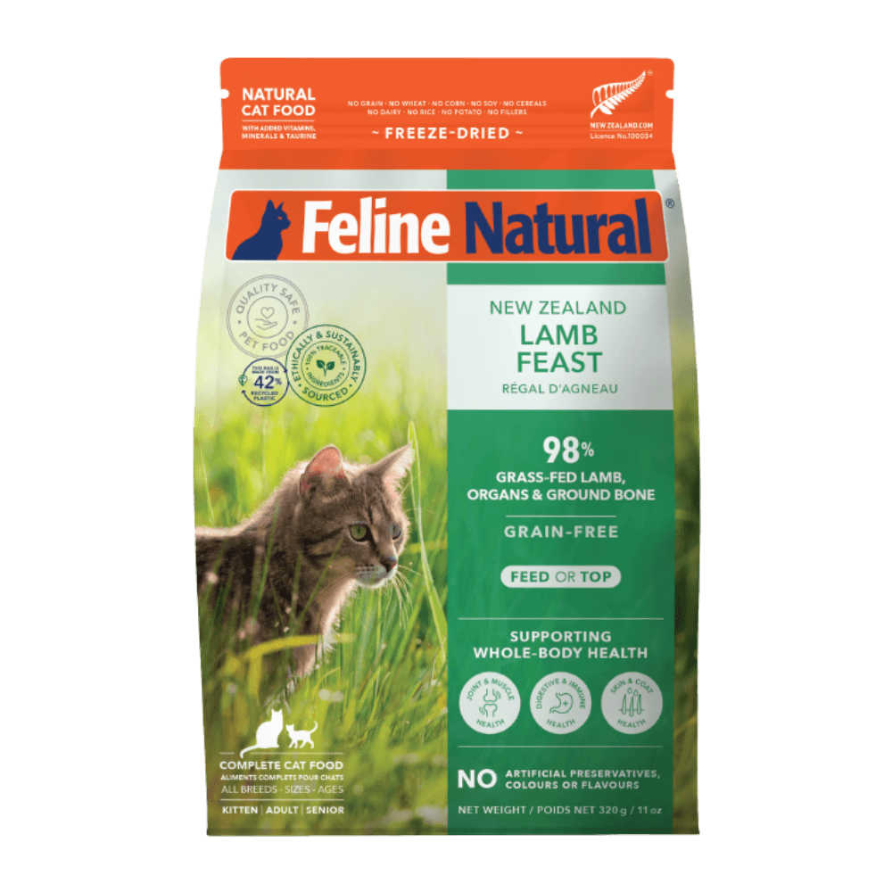 Feline Natural Lamb Feast All Lifestages Freeze Dried Cat Food