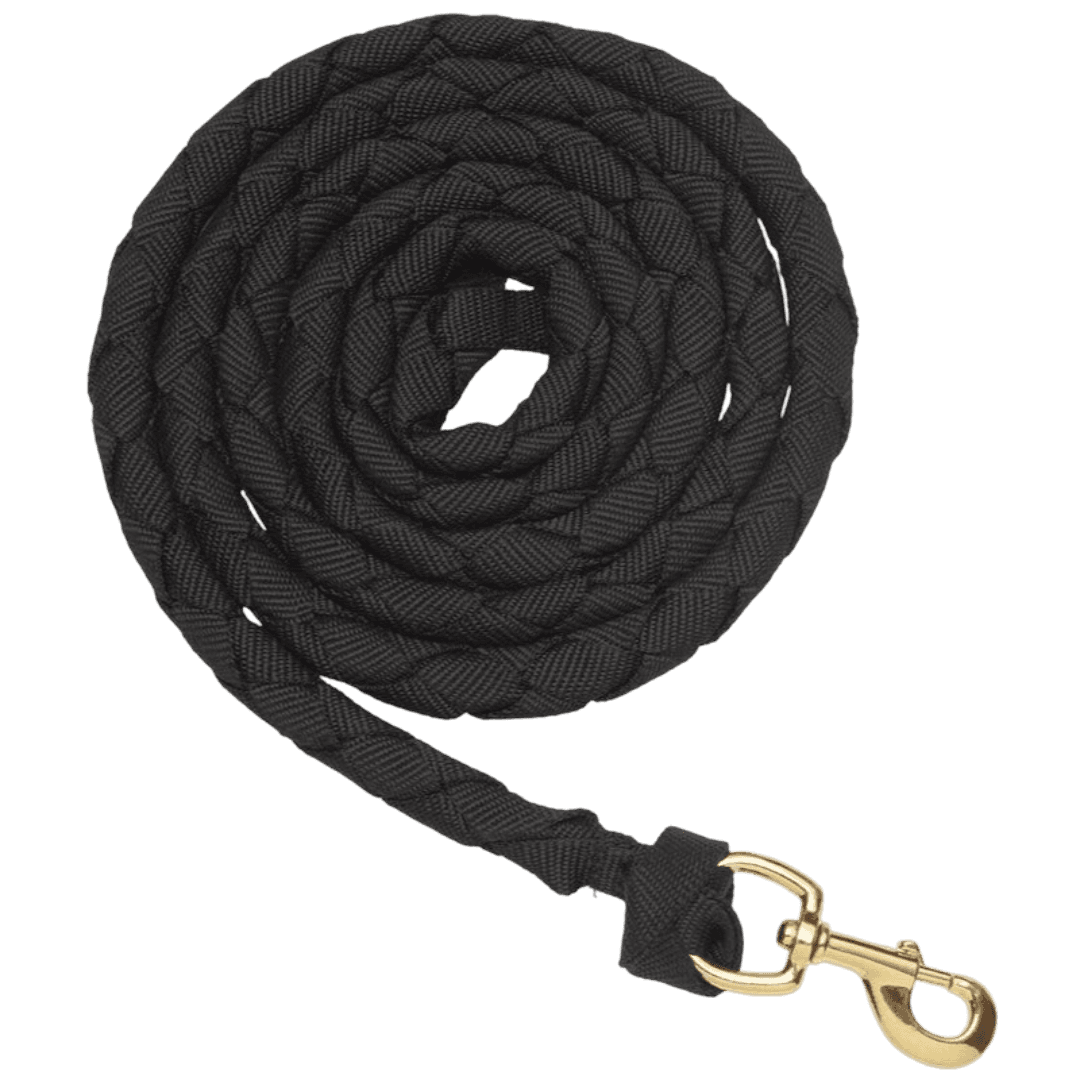 zilco-plaited-nylon-horse-lead-with-brass-plated-snap