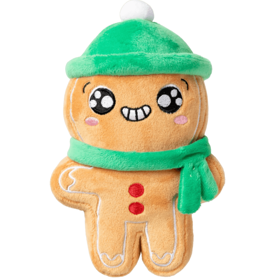 Holly Jolly Chilly Bread Small Plush Dog Toy