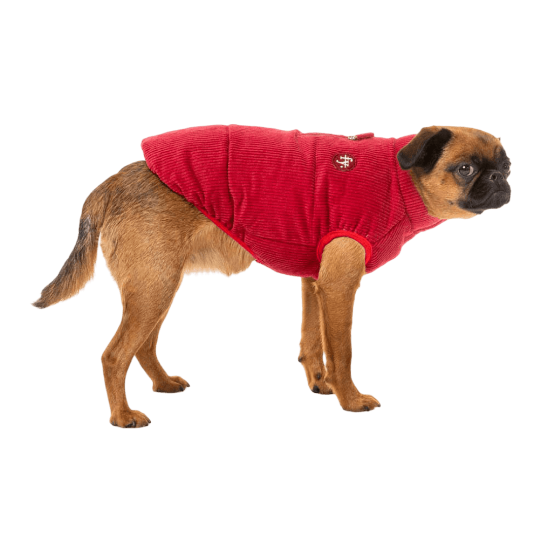 The Mosman Puffer Jacket Red