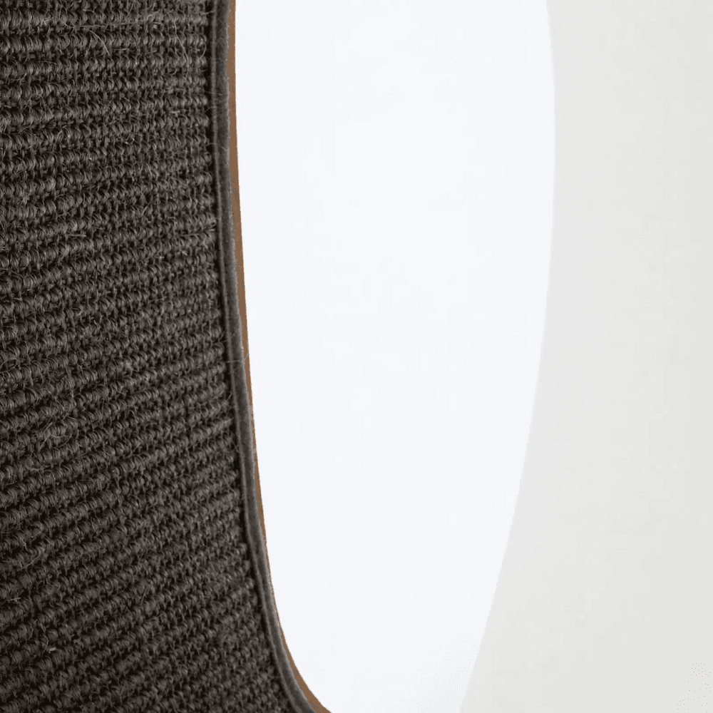 The Catsentials Abstract White Sisal Cat Scratching Post