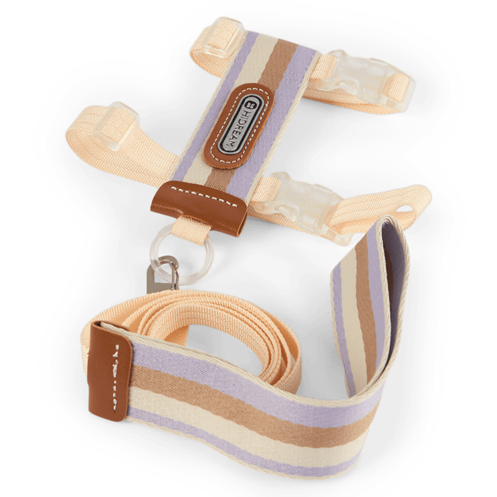 hi-dream-adjustable-cat-harness-and-leash-set-lilac-stripes