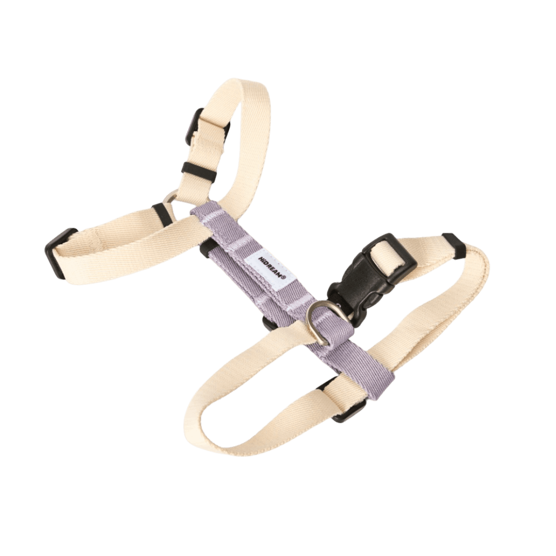 hi-dream-i-shaped-dog-harness-and-leash-set-lilac