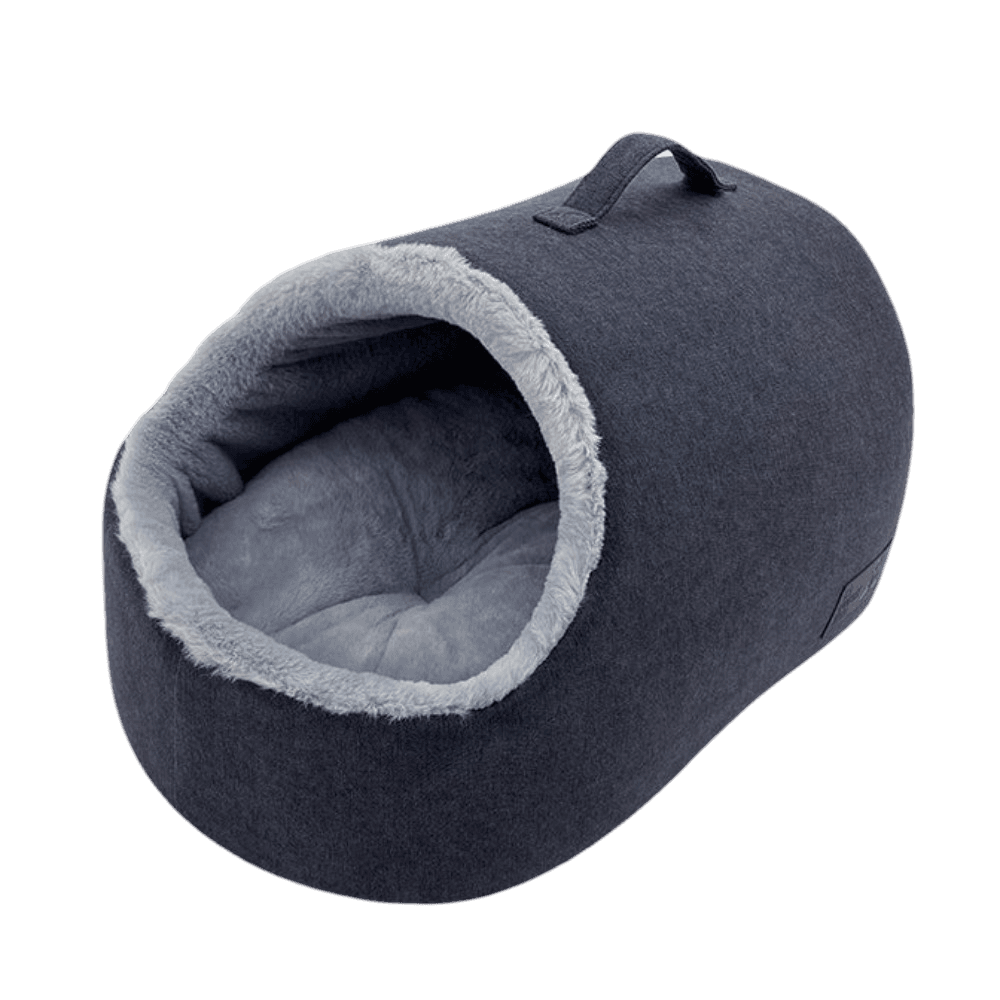 la-doggie-vita-hideaway-cat-dome-charcoal