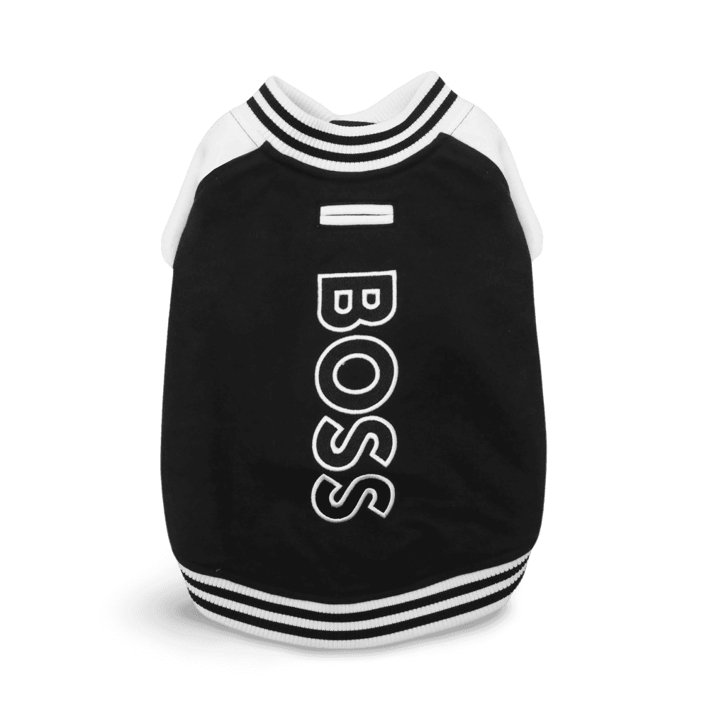 Dog Varsity Bomber Black