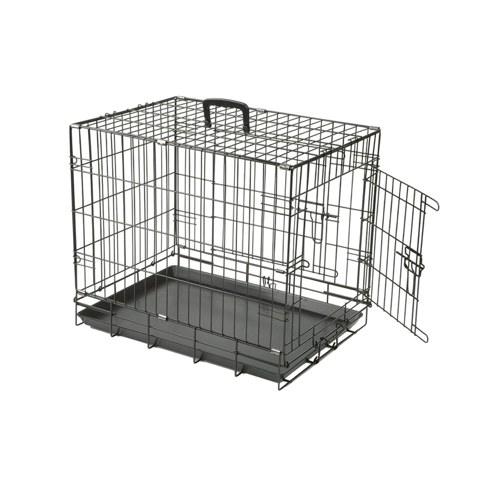 canine-care-dog-black-foldable-training-crate