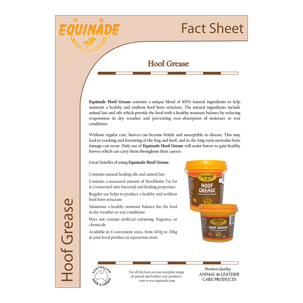 equinade-hoof-grease info sheet