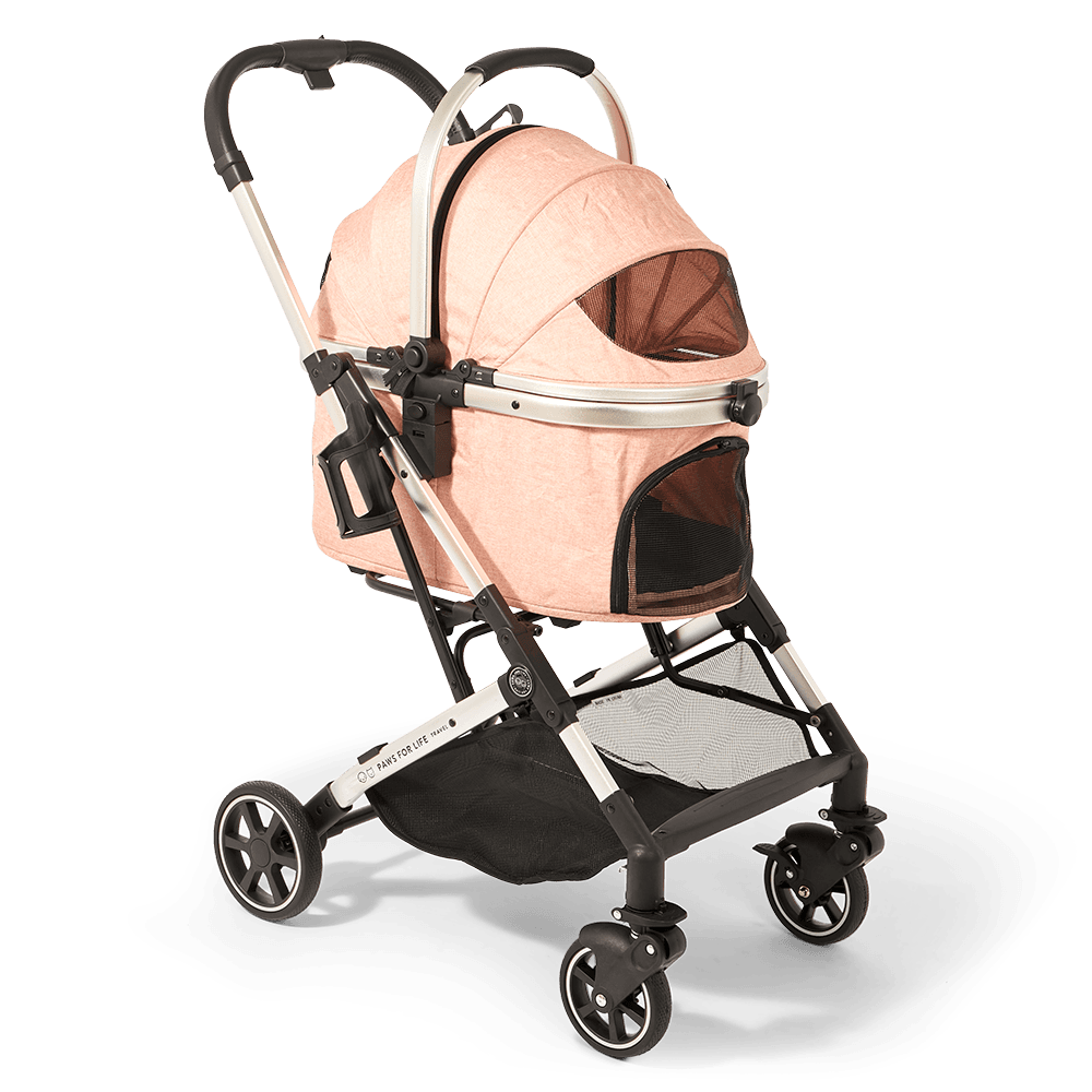 paws-for-life-large-foldable-pet-stroller-pink-for-cats-and-dogs