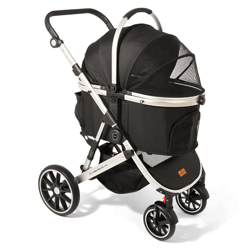 paws-for-life-foldable-pet-stroller-black