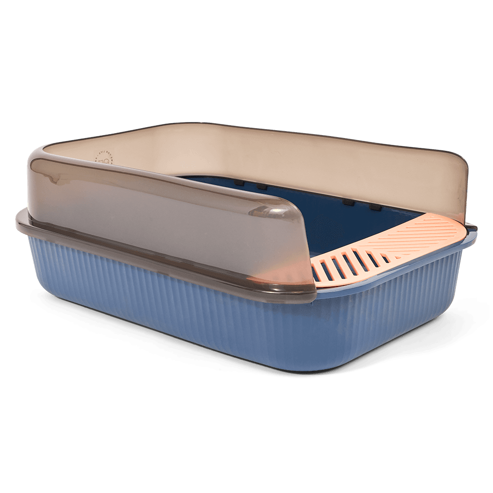 the-catsentials-semi-enclosed-cat-litter-box-dark-blue