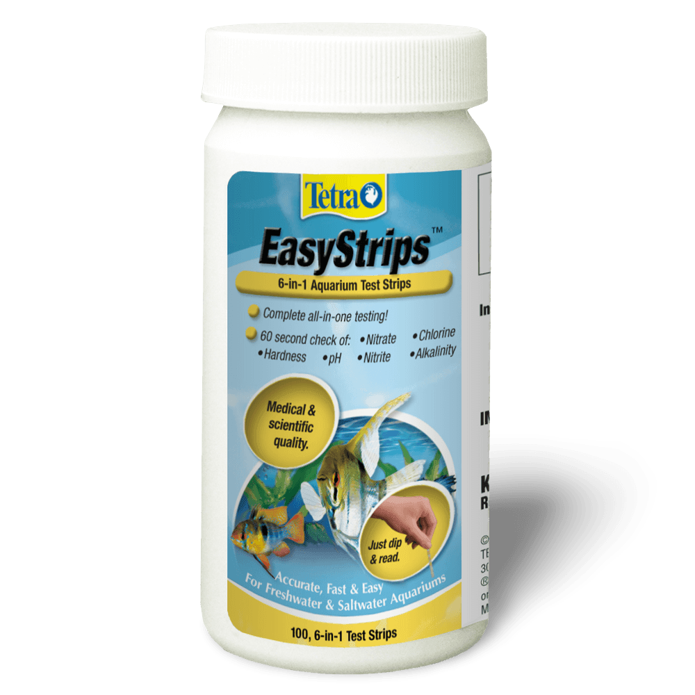 6in1 Easystrips Aquarium 16c Water Test Kit