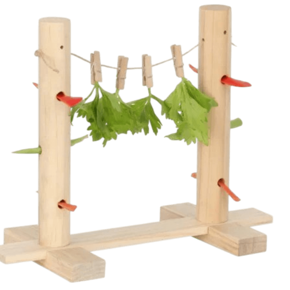 Veggie Patch Peg N Snack Line Small Animal Treat Holder