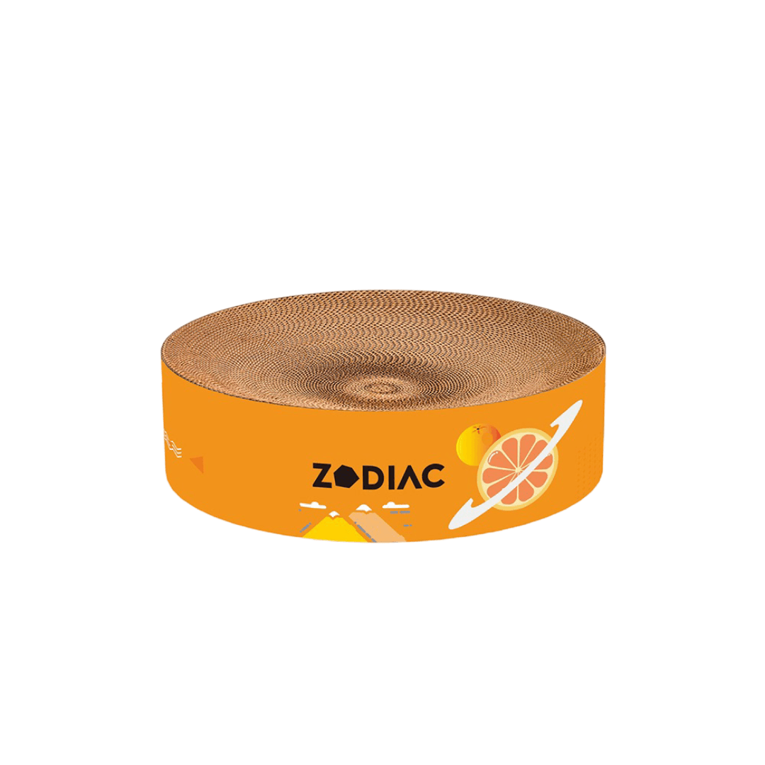 zodiac-round-cat-scratcher-orange