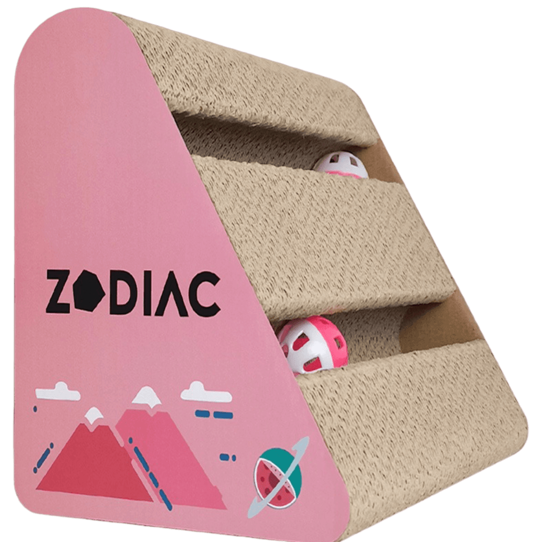 zodiac-triangle-cat-ball-cat-scratcher-watermelon