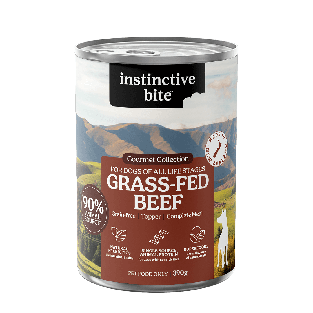 Instinctive Bite Single Protein Beef All Lifestages Wet Dog Food Cans