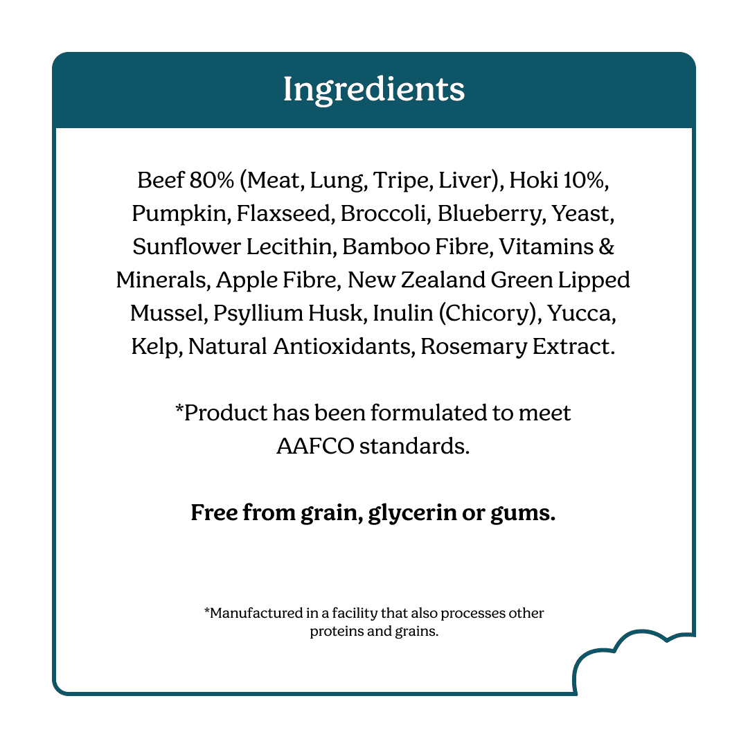 Instinctive Bite Beef & Hoki Air Dried All Lifestages Dry Dog Food