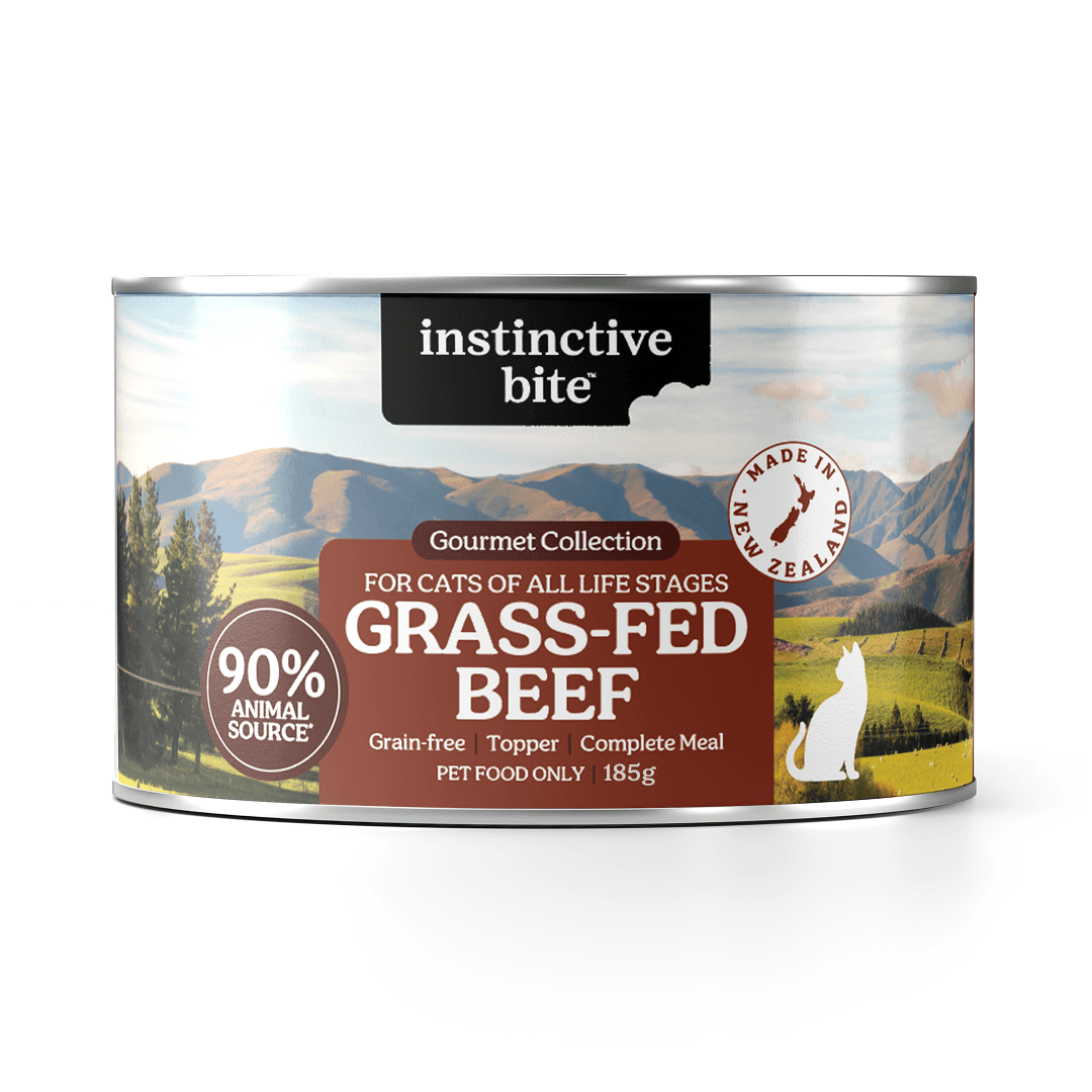 Instinctive Bite Single Protein Beef All Lifestages Wet Cat Food Cans