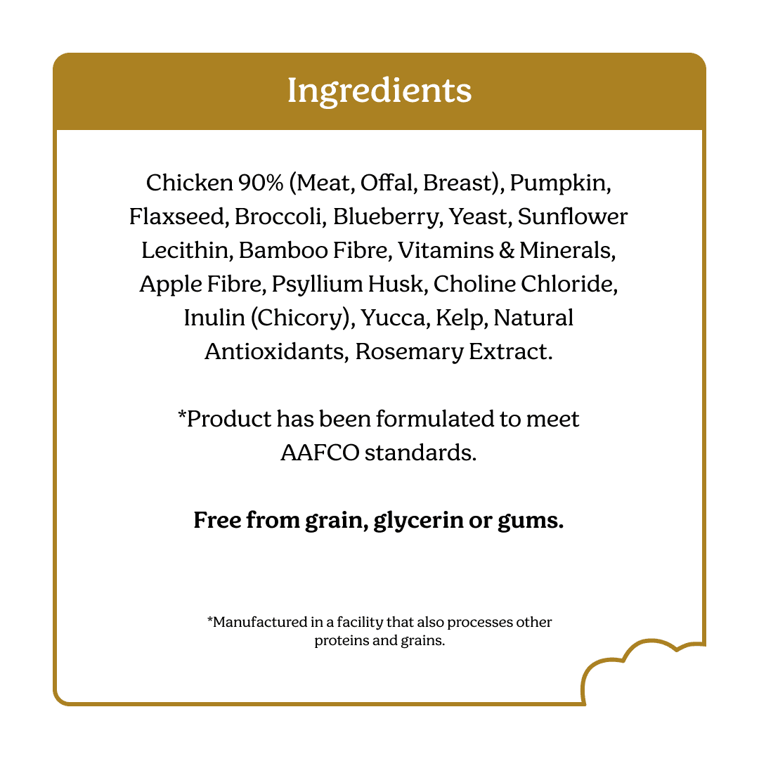 Instinctive Bite Single Protein Chicken Air Dried All Lifestages Dry Dog Food