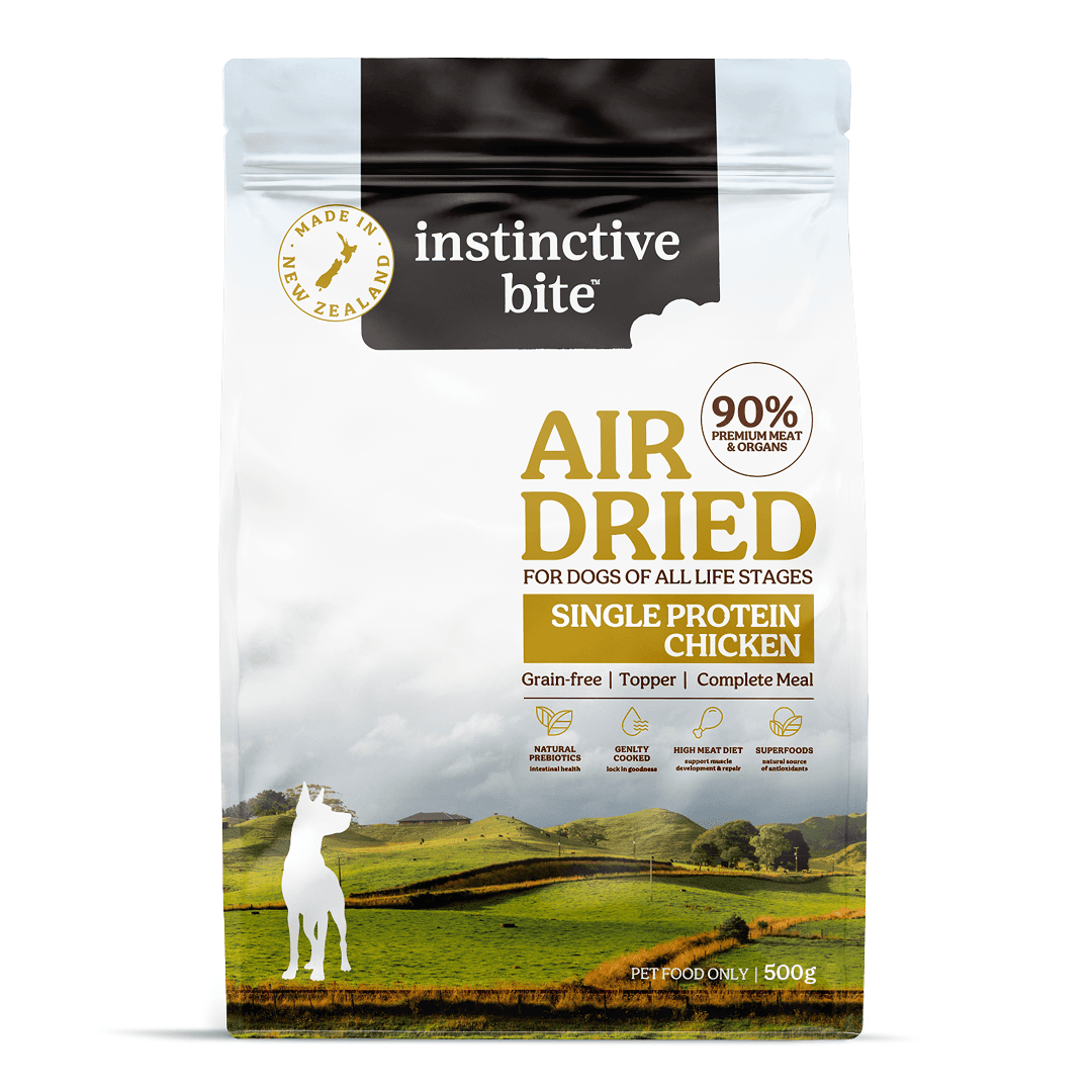 Instinctive Bite Single Protein Chicken Air Dried All Lifestages Dry Dog Food