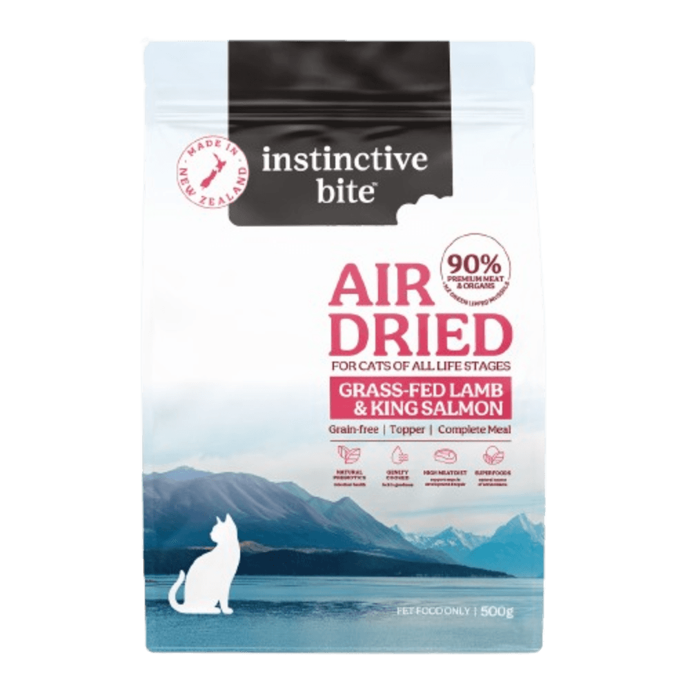 Instinctive Bite Lamb & Salmon Air Dried All Lifestages Dry Cat Food