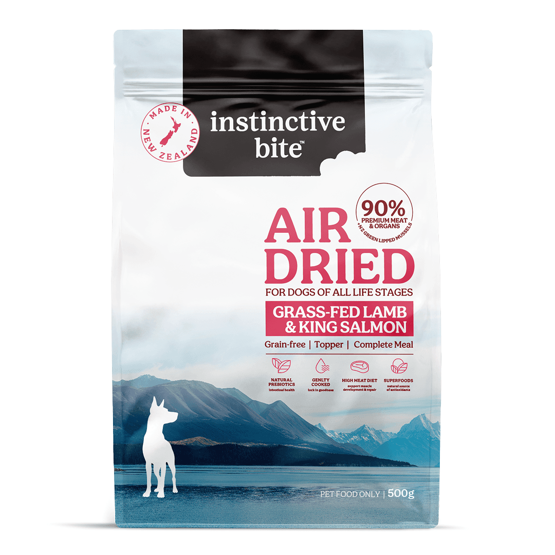 Instinctive Bite Lamb & Salmon Air Dried All Lifestages Dry Dog Food