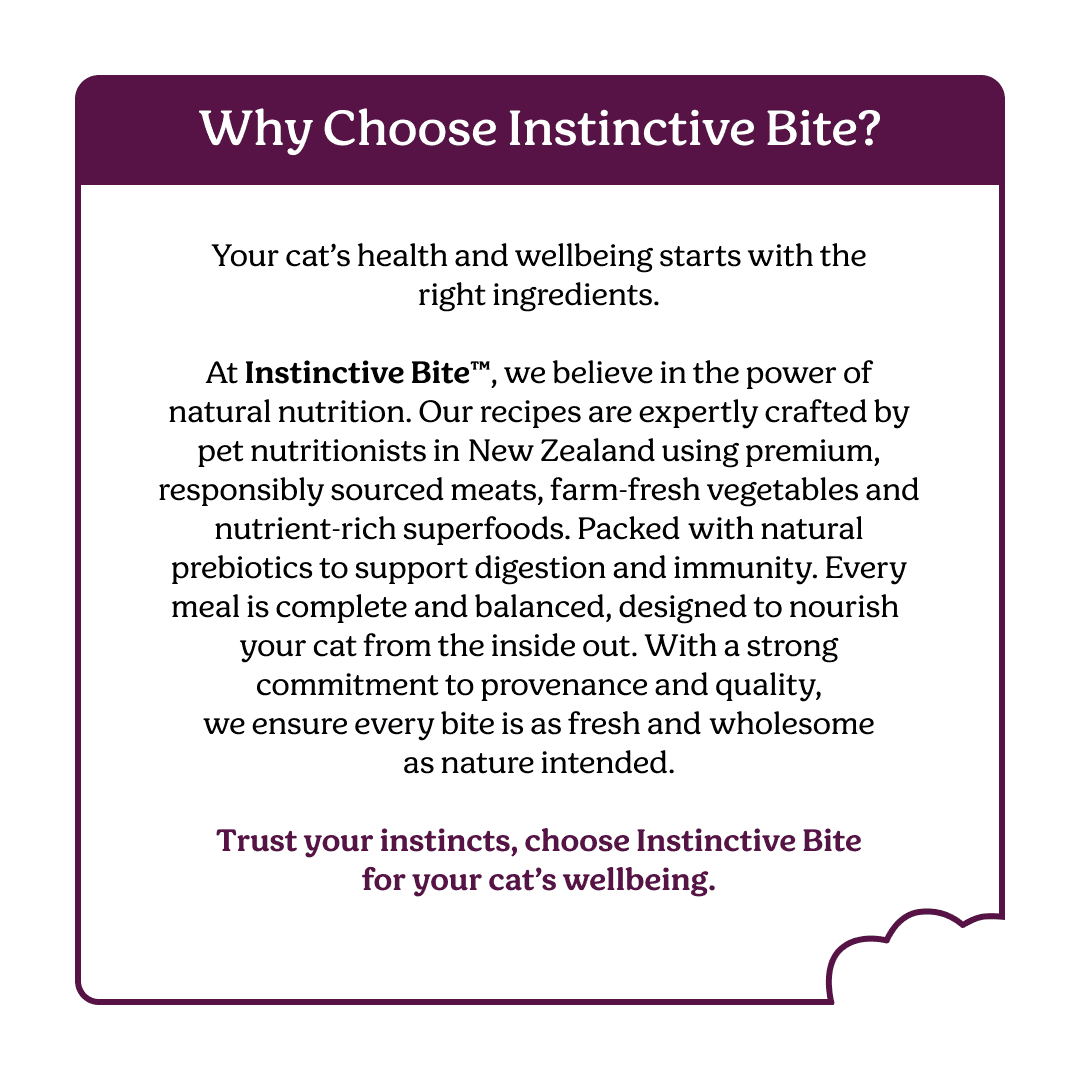 Instinctive Bite Beef & Venison Air Dried All Lifestages Dry Cat Food