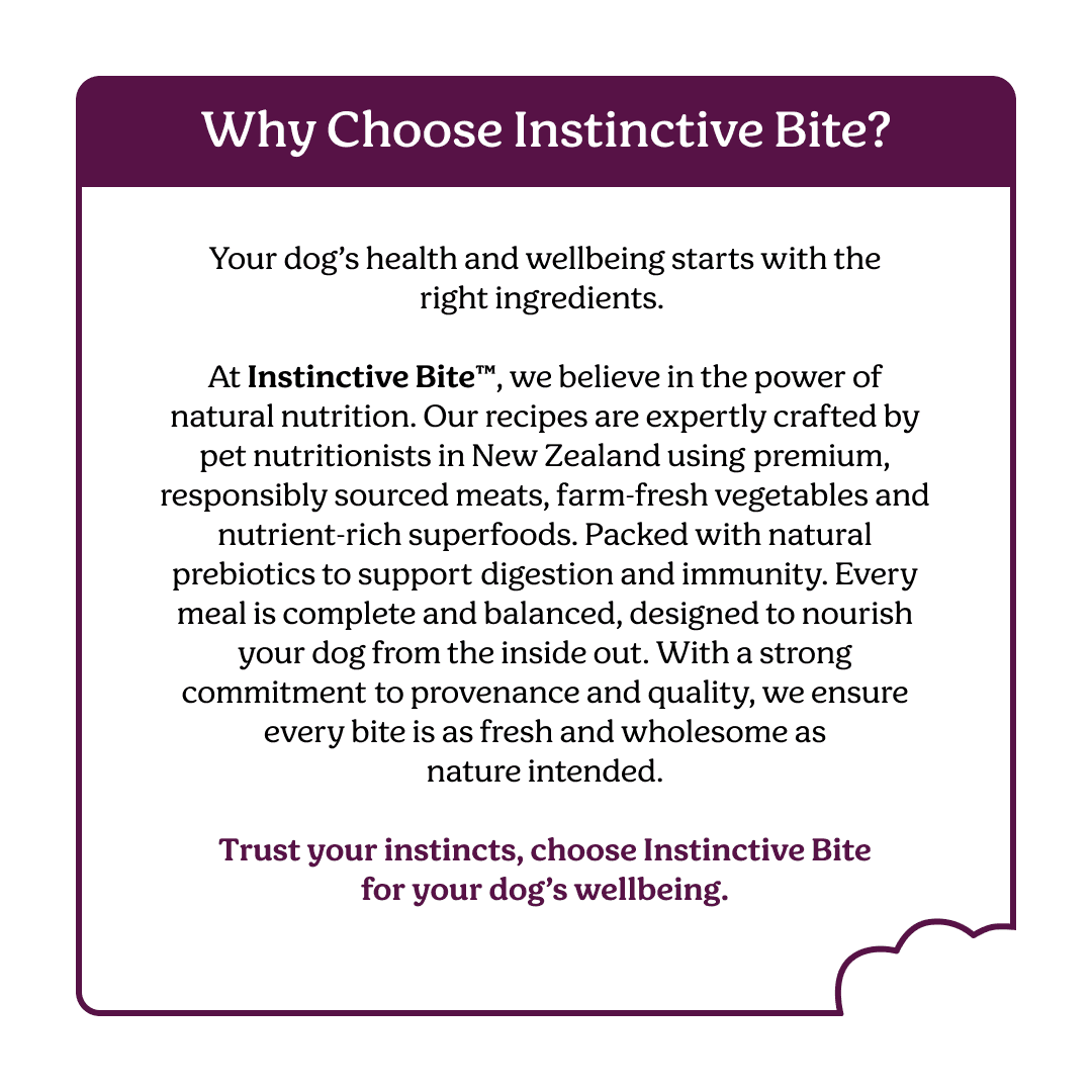 Instinctive Bite Beef & Venison Air Dried All Lifestages Dry Dog Food