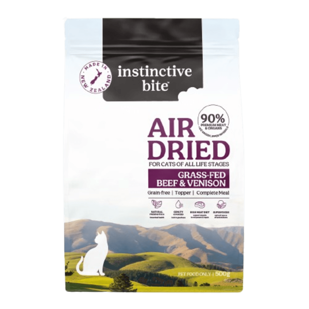 Instinctive Bite Beef & Venison Air Dried All Lifestages Dry Cat Food