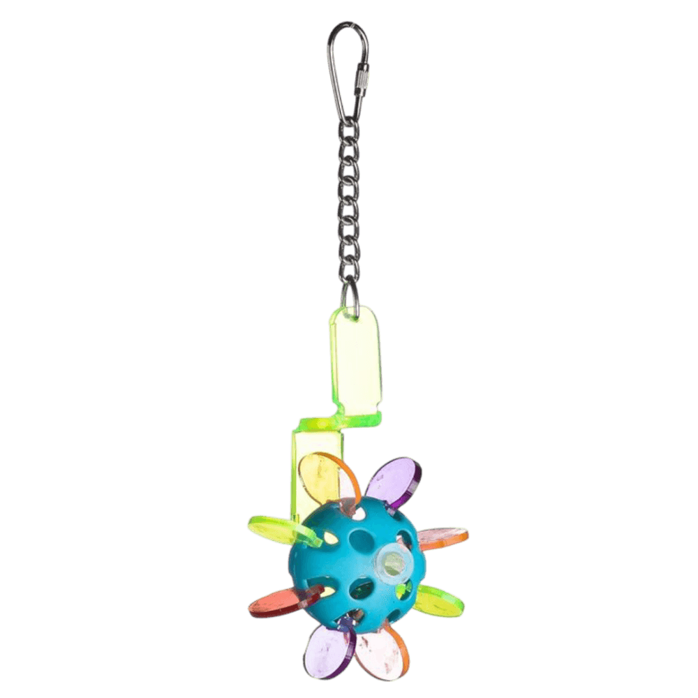 nature-island-acrylic-paddle-ball-bird-toy