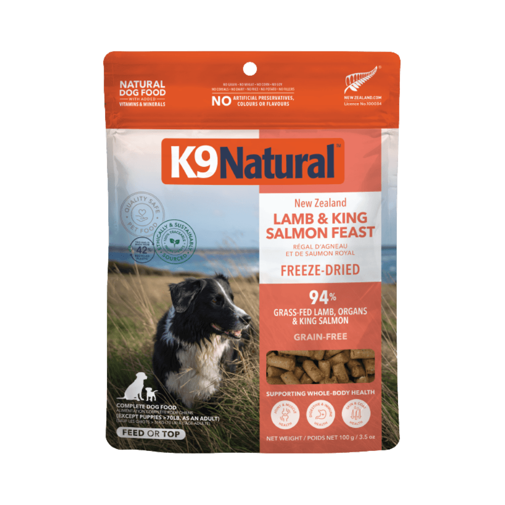 K9 Natural Freeze Dried Lamb & King Salmon All Lifestages Dry Dog Food