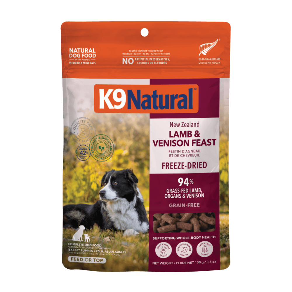 K9 Natural Lamb And Venison All Lifestages Freeze Dried Dog Food
